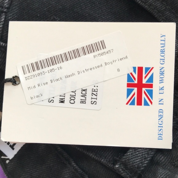 Rockn Rev Black Mid-Rise Distressed Jeans - Picture 13 of 13